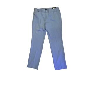 Worthington Women's Modern Fit Chambray Blue Straight Leg Pant, Size 12, NWT